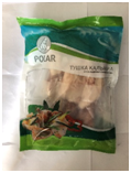 Мороженая пищевая рыбная продукция. Кальмар командорский (Berryteuthis magister) тушка неочищеная замороженная. Район промысла: Южно-Курильская зона, FAО-61. Массовая доля глазури не более 8%. ТМ «POLAR»