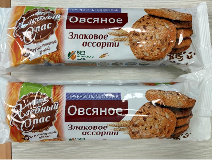 Печенье сдобное Овсяное «Злаковое ассорти»